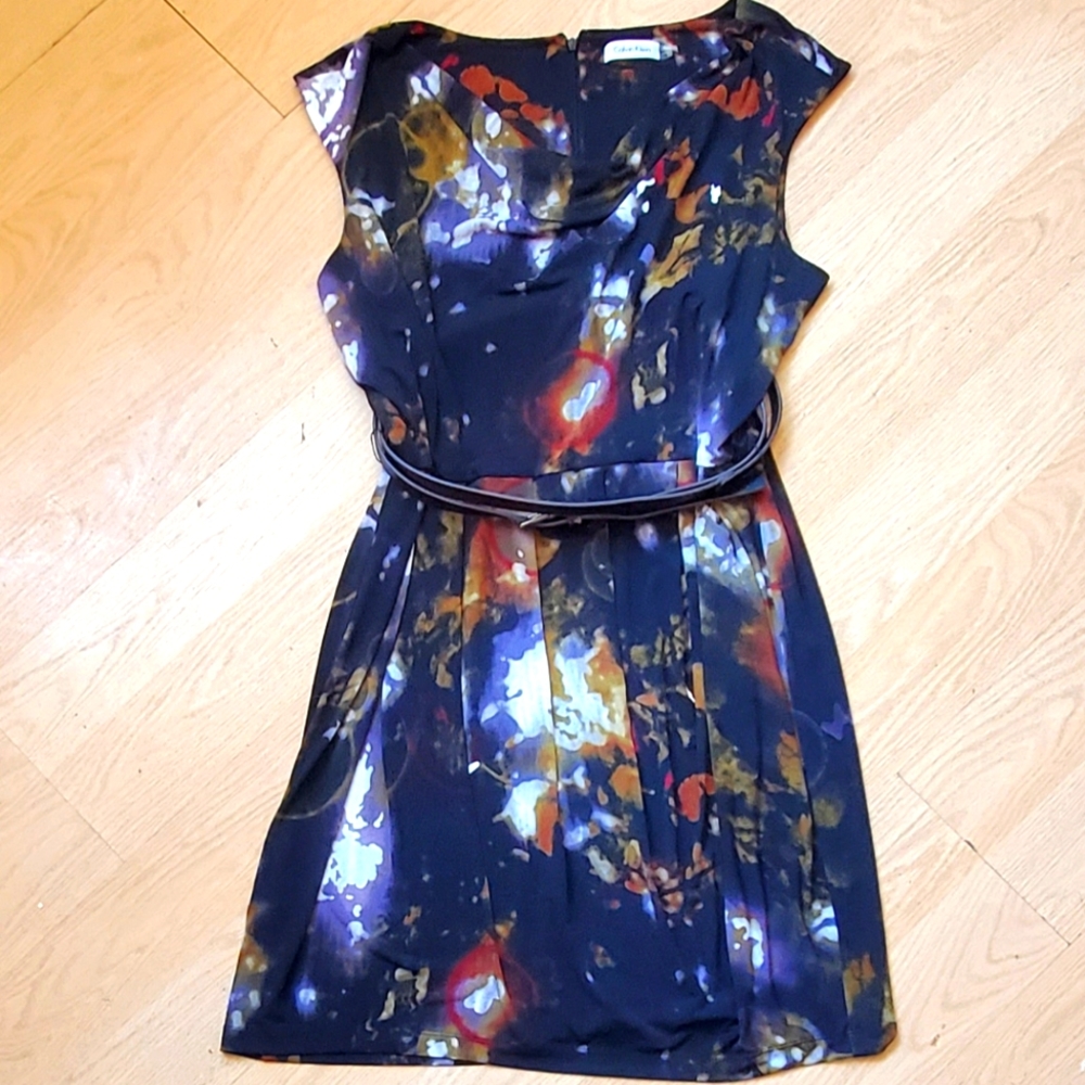 Calvin Klein Woman's Glaxy Dress Size 16